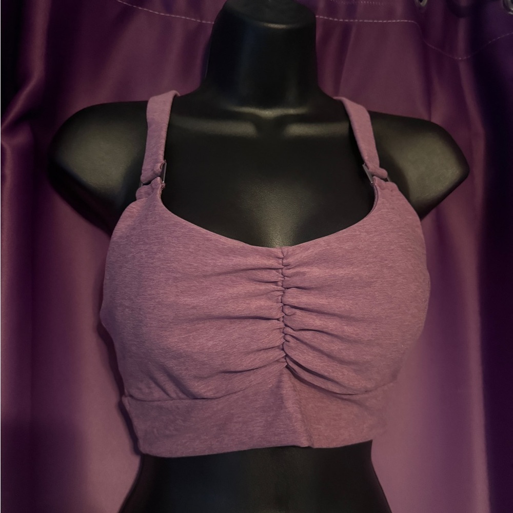 Bombshell Sportswear Perfection Sports Bra Lavender XL NWT